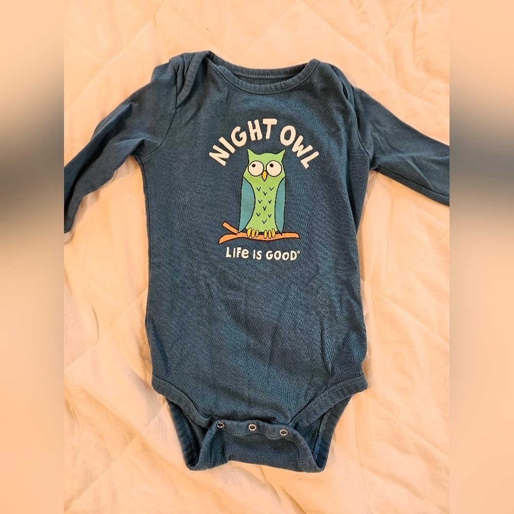 Life Is Good Infant Onesie "Night Owl